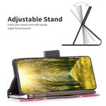 For Samsung Galaxy A34 5G Leather Case with Strap Pattern Printing Zipper Wallet Phone Stand Cover