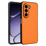 OnePlus Turbo 6X 5G / Realme P4x 5G-cover med kulfiberstruktur, læderbeklædt TPU-PC-mobilcover med metalring til magnetisk bilholder