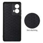 Motorola Moto G85 5G / S50 Neo 5G-skal, kolfiberstruktur, läderbelagt TPU PC-mobilskal med metallring för magnetiskt bilfäste