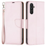 For Samsung Galaxy A34 5G Wallet Case Litchi Texture Flip Leather Mobile Cover Stand with Strap