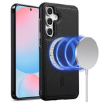 LC.IMEEKE L6 For Samsung Galaxy A18 4G Magnetic Case PU Leather Coated PC TPU Phone Cover
