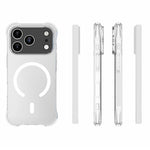iPhone 17 Pro / 18 Pro Magnetiskt TPU-Skal - Genomskinligt