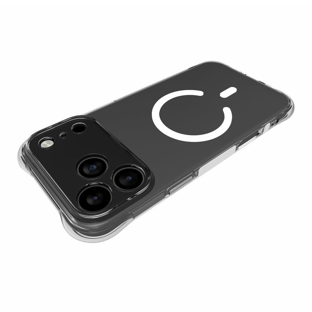 iPhone 17 Pro Max / 18 Pro Max Magnetiskt TPU-Skal - Genomskinligt
