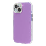 For iPhone 15 Case PC + TPU IMD Phone Cover with Electroplated Camera Frame