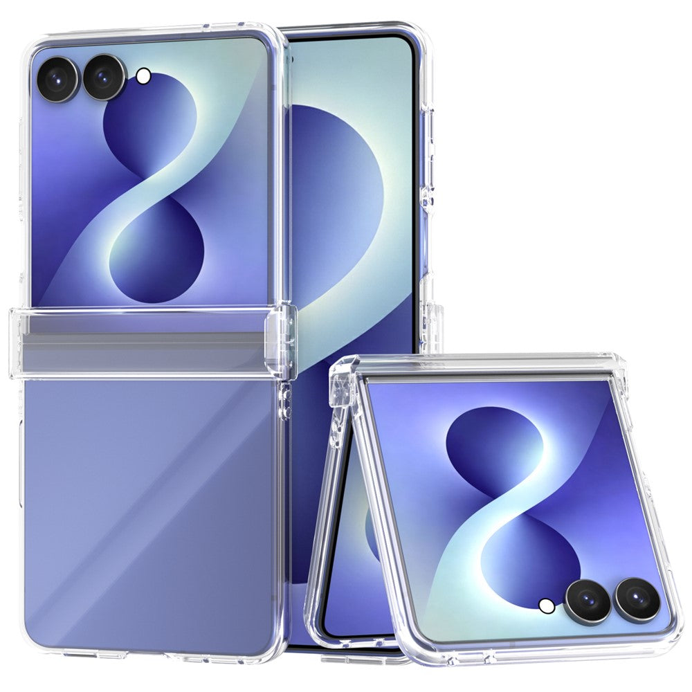 Samsung Galaxy Z Flip8 skal Anti-fall genomskinligt hårt PC-mobilskal