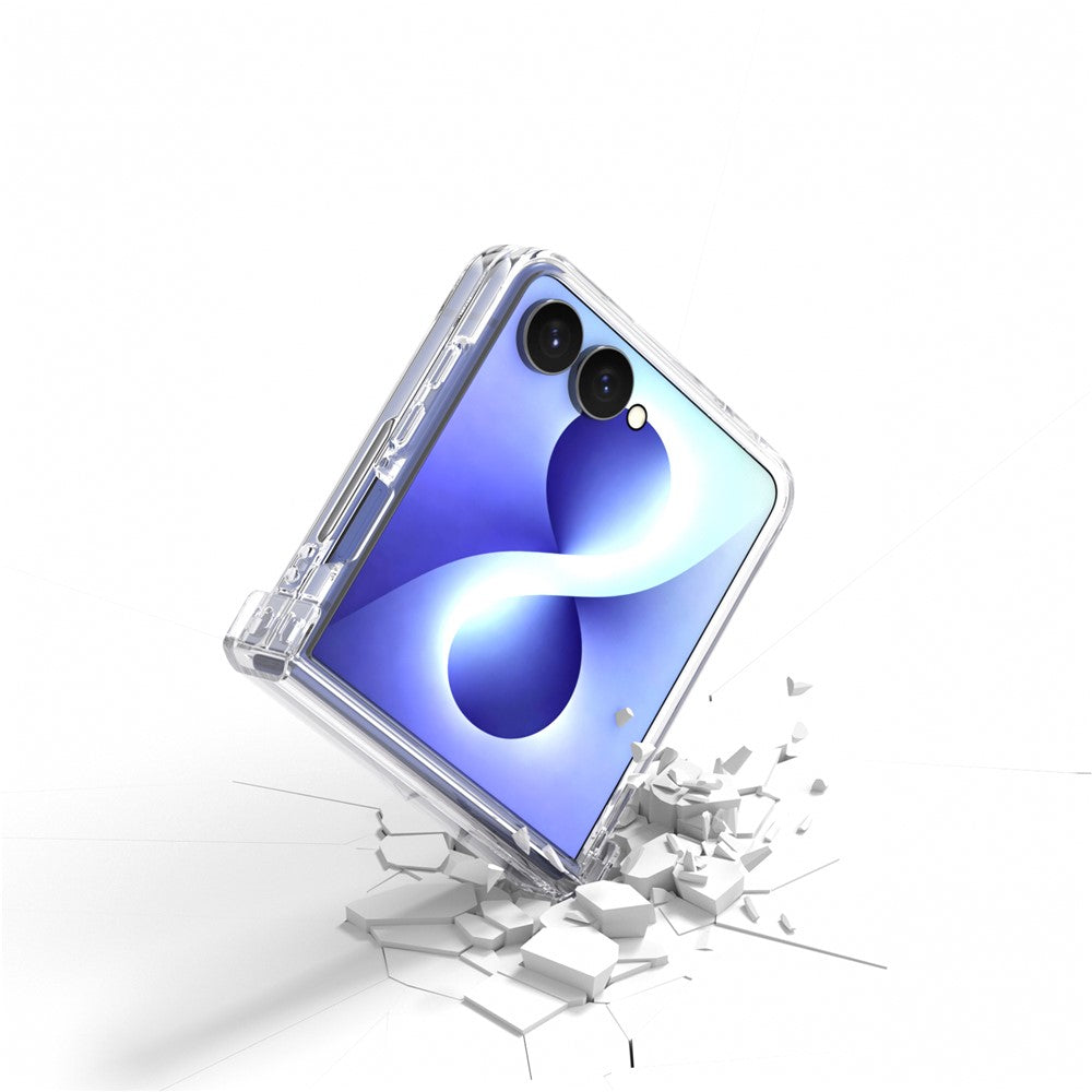 Samsung Galaxy Z Flip8 skal Anti-fall genomskinligt hårt PC-mobilskal
