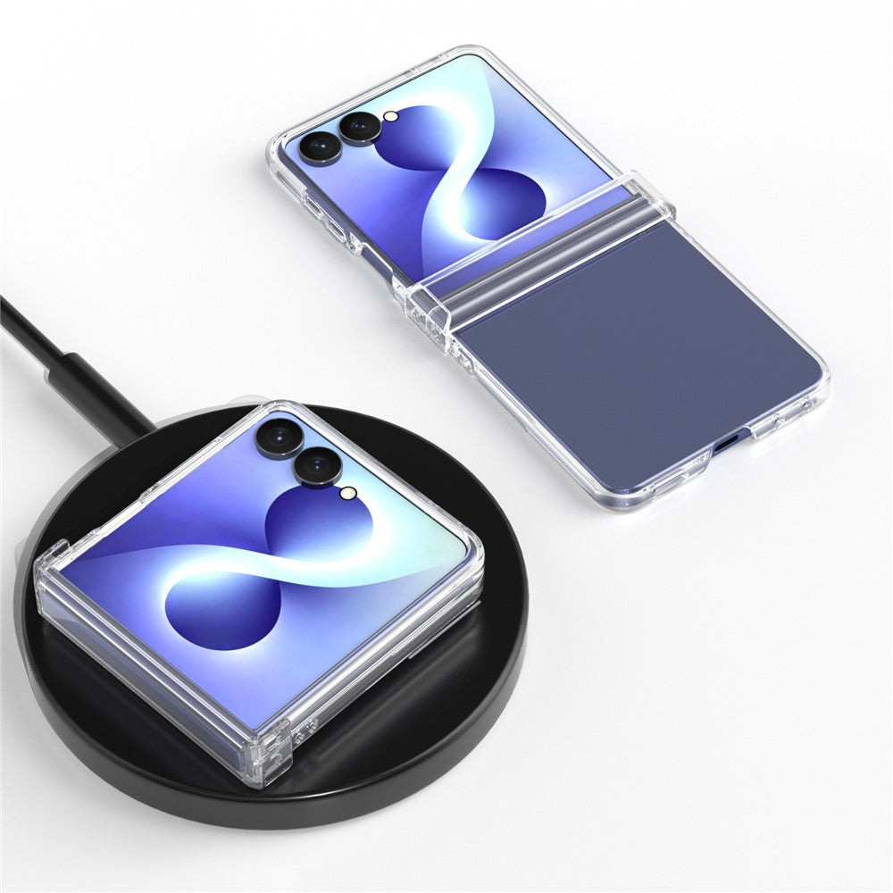 Samsung Galaxy Z Flip8 skal Anti-fall genomskinligt hårt PC-mobilskal
