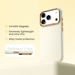 ABEEL For iPhone 17 Pro / 18 Pro Magnetic Case Liquid Silicone Skin Feel PC Phone Cover