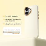 ABEEL For iPhone 17 / 18 Magnetic Case Liquid Silicone Skin Feel PC Phone Cover