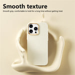 ABEEL For iPhone 16 Pro Magnetic Case Liquid Silicone Skin Feel PC Phone Cover