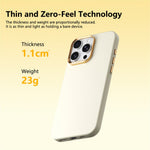 ABEEL For iPhone 16 Pro Magnetic Case Liquid Silicone Skin Feel PC Phone Cover