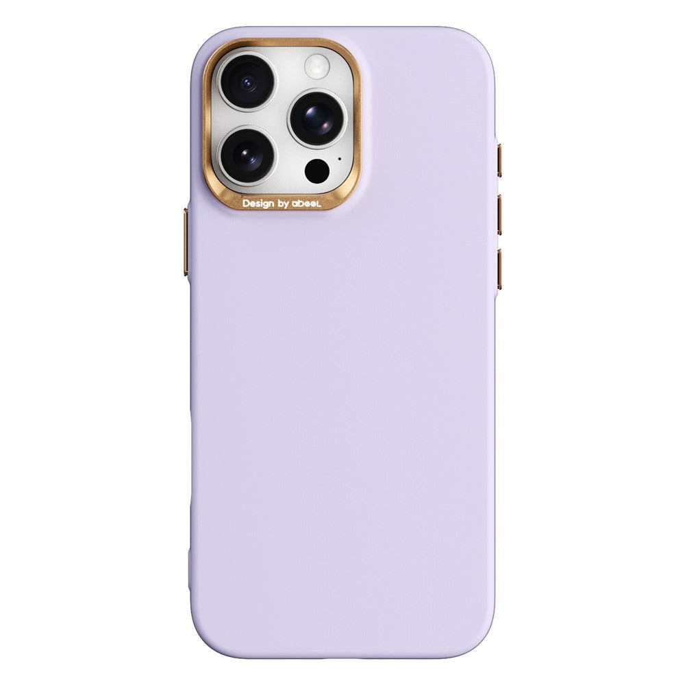ABEEL til iPhone 16 Pro Max Magnetisk Cover i Flydende Silikone med Skin Feel PC Telefoncover