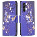 For Samsung Galaxy A34 5G Leather Case Pattern Printing Wallet Stand Flip Mobile Cover