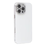 Til iPhone 16 Pro Cover PC + TPU IMD Telefoncover med Galvaniseret Kameraramme