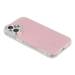 For iPhone 16 Plus Case PC + TPU IMD Phone Cover with Electroplated Camera Frame