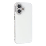 For iPhone 16 Plus Case PC + TPU IMD Phone Cover with Electroplated Camera Frame
