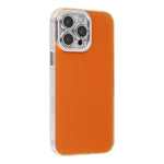 Til iPhone 15 Pro Cover PC + TPU IMD Telefoncover med Galvaniseret Kameraramme