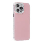 For iPhone 14 Pro Case PC + TPU IMD Phone Cover with Electroplated Camera Frame