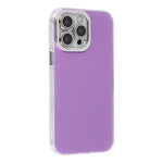 For iPhone 14 Pro Case PC + TPU IMD Phone Cover with Electroplated Camera Frame