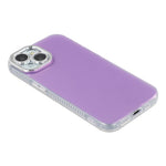 Til iPhone 13 Cover PC + TPU IMD Telefoncover med Galvaniseret Kameraramme