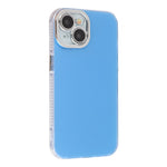 Til iPhone 13 Cover PC + TPU IMD Telefoncover med Galvaniseret Kameraramme