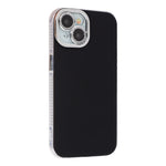 Til iPhone 13 Cover PC + TPU IMD Telefoncover med Galvaniseret Kameraramme