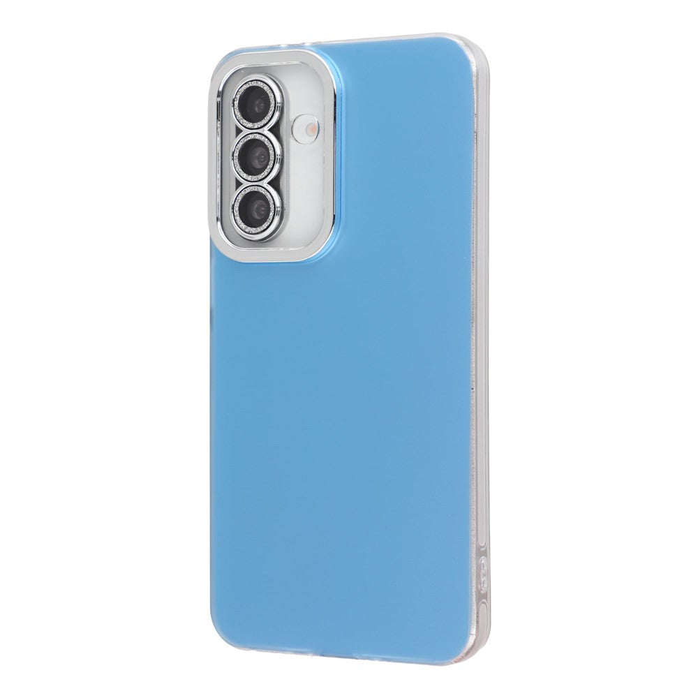 For Samsung Galaxy S25 Case PC + TPU IMD Phone Cover with Electroplated Camera Frame