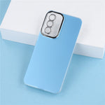 For Samsung Galaxy S25 Case PC + TPU IMD Phone Cover with Electroplated Camera Frame
