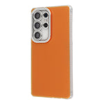 For Samsung Galaxy S24 Ultra Case PC + TPU IMD Phone Cover with Electroplated Camera Frame