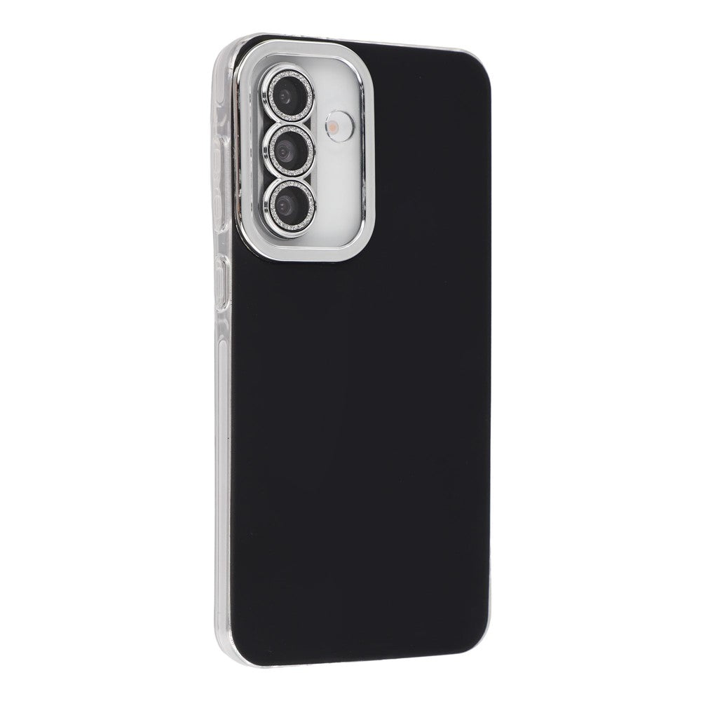 For Samsung Galaxy A37 5G Case PC + TPU IMD Phone Cover with Electroplated Camera Frame