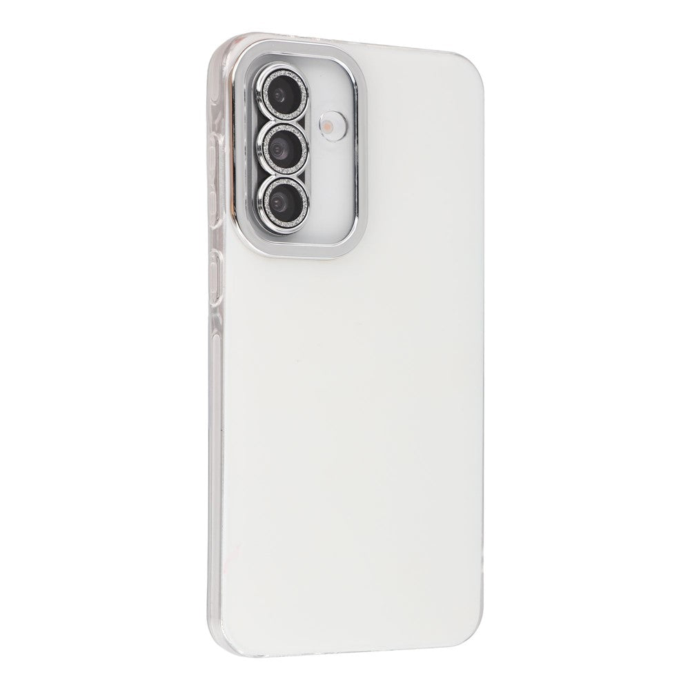 Til Samsung Galaxy A36 5G Cover PC + TPU IMD Telefoncover med Galvaniseret Kameraramme