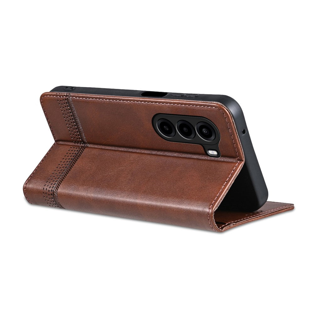 AZNS For OnePlus Turbo 6X 5G Case Cowhide Texture PU Leather Wallet Phone Cover
