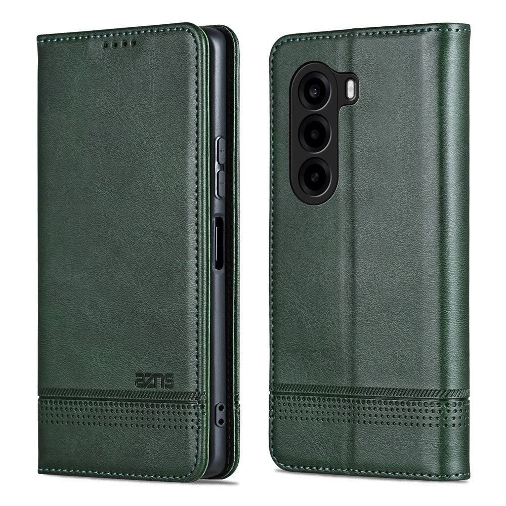 AZNS For OnePlus Turbo 6X 5G Case Cowhide Texture PU Leather Wallet Phone Cover