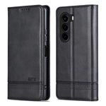 AZNS For OnePlus Turbo 6X 5G Case Cowhide Texture PU Leather Wallet Phone Cover