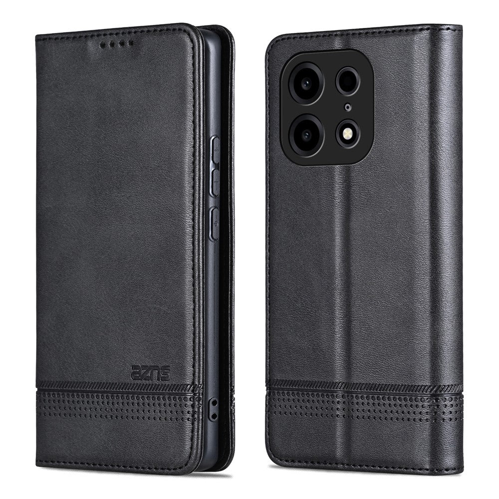 AZNS For OnePlus Turbo 6X Pro 5G Case Cowhide Texture PU Leather Wallet Phone Cover