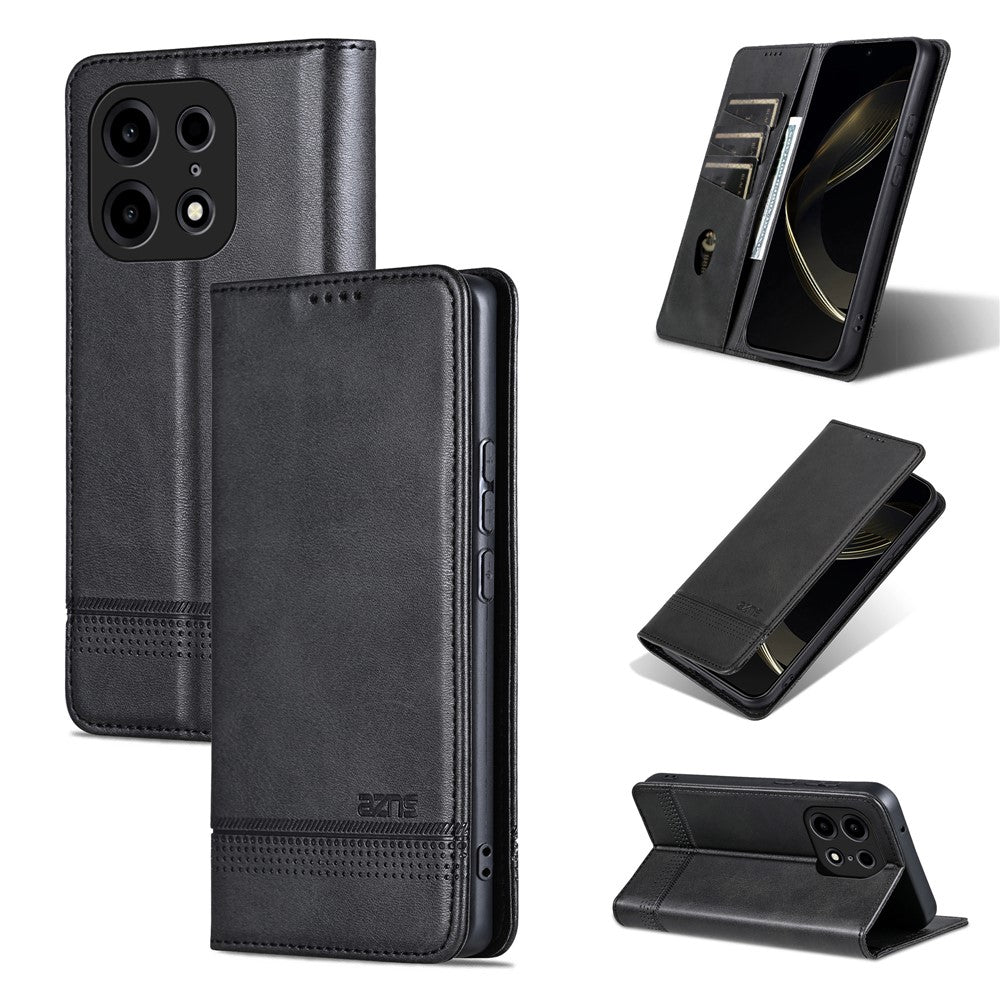 AZNS For OnePlus Turbo 6X Pro 5G Case Cowhide Texture PU Leather Wallet Phone Cover
