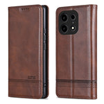 AZNS For OnePlus Turbo 6X Pro 5G Case Cowhide Texture PU Leather Wallet Phone Cover