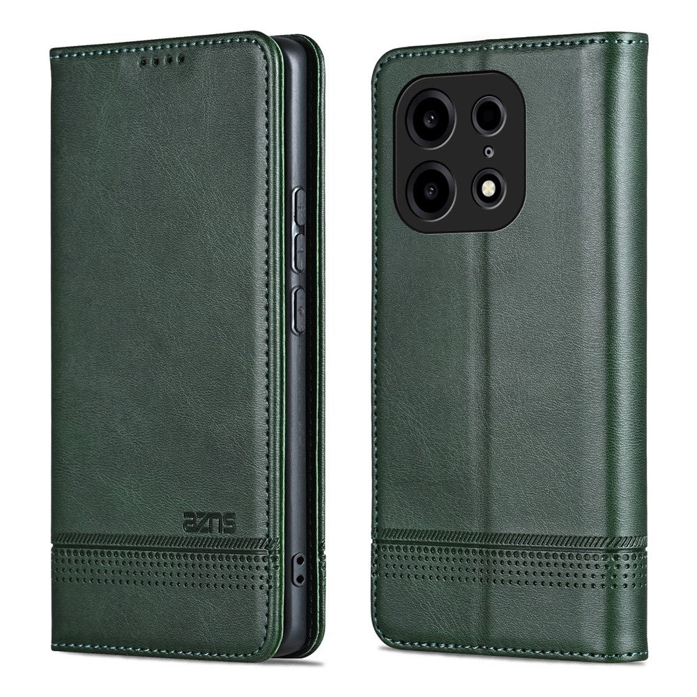 AZNS For OnePlus Turbo 6X Pro 5G Case Cowhide Texture PU Leather Wallet Phone Cover