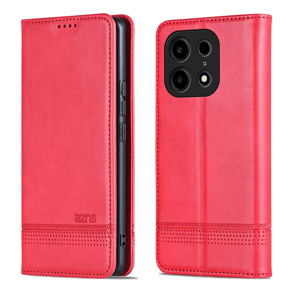 AZNS For OnePlus Turbo 6X Pro 5G Case Cowhide Texture PU Leather Wallet Phone Cover