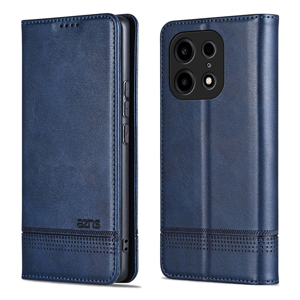 AZNS For OnePlus Turbo 6X Pro 5G Case Cowhide Texture PU Leather Wallet Phone Cover
