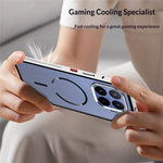 For Xiaomi 17T Pro Magnetic Case Aluminium Alloy PC Matte Phone Cover Pop-Up Snap Lock