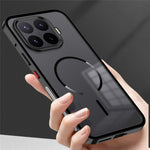 For Xiaomi 17T Pro Magnetic Case Aluminium Alloy PC Matte Phone Cover Pop-Up Snap Lock