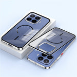For Xiaomi 17T Pro Magnetic Case Aluminium Alloy PC Matte Phone Cover Pop-Up Snap Lock