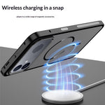 For Xiaomi Redmi K90 Ultra 5G Magnetic Case Aluminium Alloy PC Matte Phone Cover Pop-Up Snap Lock