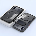 For Xiaomi Redmi K90 Max 5G Magnetic Case Aluminium Alloy PC Matte Phone Cover Pop-Up Snap Lock