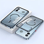 For Xiaomi Redmi K90 Max 5G Magnetic Case Aluminium Alloy PC Matte Phone Cover Pop-Up Snap Lock