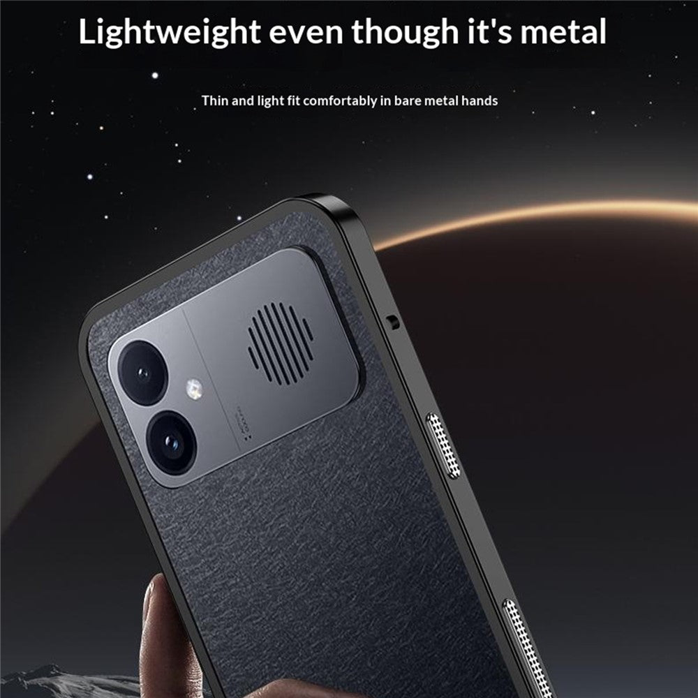 For Xiaomi Redmi K90 Max 5G Bumper Case Metal Frame Heat Dissipation Cover