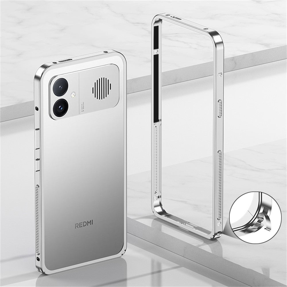 For Xiaomi Redmi K90 Max 5G Bumper Case Metal Frame Heat Dissipation Cover