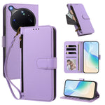 For Oppo Find X9 Ultra 5G Case 4 Card Slots Wallet Stand PU Leather Phone Cover with Wrist Strap