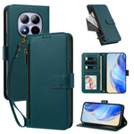 For Xiaomi Poco M8 Pro 5G / Xiaomi Redmi Note 15 Pro+ 5G (Global) Case 4 Card Slots Wallet Stand PU Leather Phone Cover with Wrist Strap